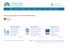 Tablet Screenshot of discovertech.co.in